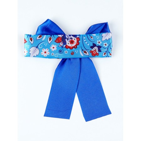 Carnival bandage "Maryushka", rr 50-58 cm, blue-1