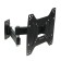 KROMAX Optima-204 Kromax, for TV, inclined-horned, 15-42 ", 68-323 mm from the wall, black
