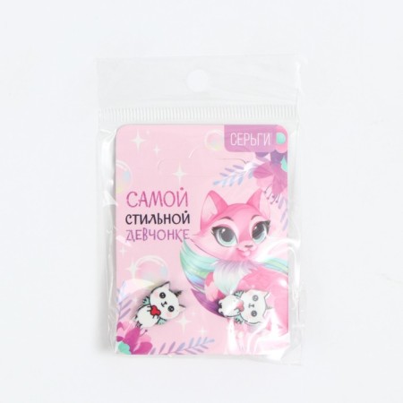 Stylish earrings, 2 x 1.5 cm-6