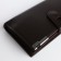 Male purse for magnet, clip for bills, separation for SIM cards, brown color