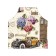 Apron kitchen with a “London” photo print, adjustable, size OS