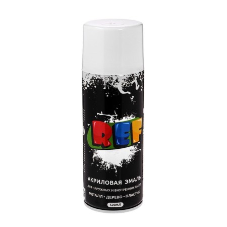 Enamel acrylic universal Ref 0040, white, 520 ml