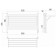 Terminus electric heated towel rail "Horizon" P8, 1000x600 mm, Black Muars