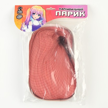 Carnival wig "anime" pink color-4