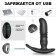 Prostate vibration aister, 10 vibration modes, 6 friction modes, PDU, ZU USB, Black