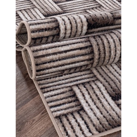 Rectangular carpet Merinos sierra, size 150x190 cm, color BEIGE-BROWN 2-2