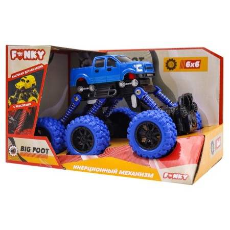 Inertial Funky Toys “SUV” machine, blue color-2