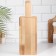 Board cutting and serving bast shirt with a pen, 42x13.5x1.8 cm, birch