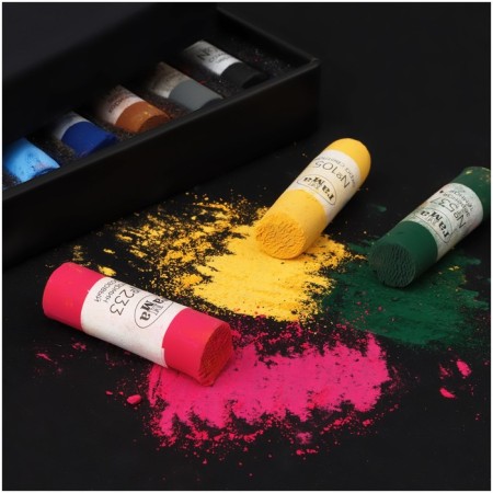 Pastel dry set of 12 colors "gamma", in a cardboard box-6