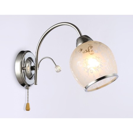 Wall lamp with Ambrella Light, Traditional, TR3194, 1HE27, Color Chrome-5