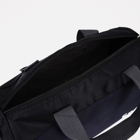 Sports bag with lightning, long belt, black/blue color-2