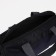 Sports bag with lightning, long belt, black/blue color