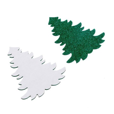 Decor "Christmas tree" on an adhesive basis, set of 2 pcs.-2