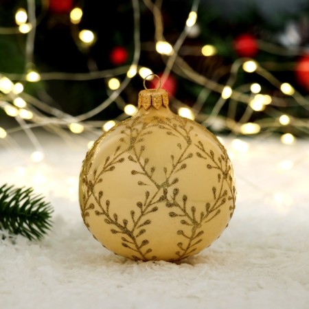 Ball "Vetochka Romb 1", 85 mm., In gift packaging-2