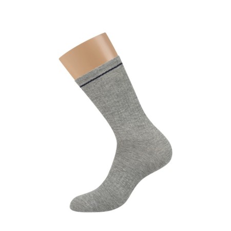 Men's socks with a high elastic band Omsa Active, size 39-41, color Grigio Melange-1