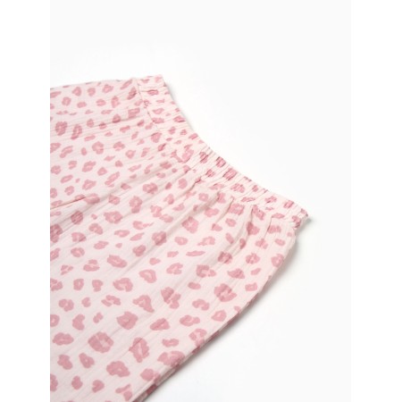 Female set (shirt, trousers) KAFTAN "Muslin: Pink Leopard" p. 52-54-3