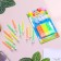 Candles for the cake "Color", 6 cm, classic, set 24 pcs