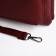 Cross-Bodi bag with zipper, burgundy color