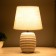 Alatei table lamp E14 40W white-gray 17x17x28 cm