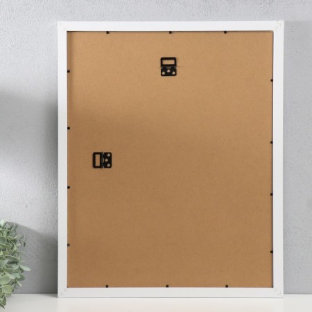 Photo frame MDF "Ellis" 40x50 cm, with Paspartt, white 76739 (plastic screen)-3