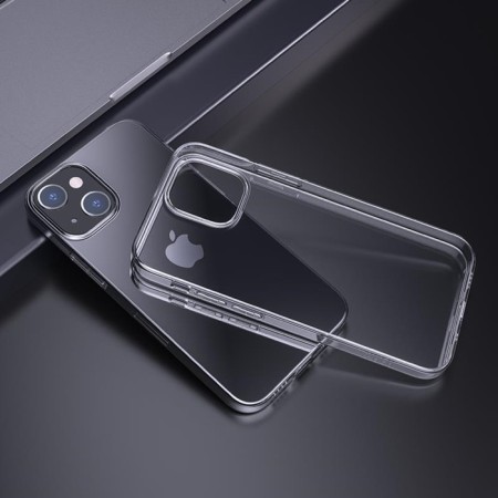 Hoco Case for iPhone 15 Plus, silicone, thickness 1.1 mm, transparent-4