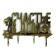The wall -mounted Klynoye "Happiness to the House", 13.5 x 7.3 cm