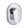 Bravat Eler FB848238CP-RUS, external part, 1 exit, chrome,