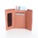 Women's wallet on magnets, pink color