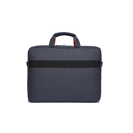 Business bag, lightning department, external pocket, mount on the suitcase, blue color-1