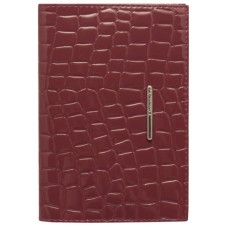 Nice cover cover, glossy skin, burgundy crocodile color