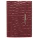Nice cover cover, glossy skin, burgundy crocodile color