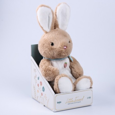 Soft toy "Little Friend", bunny in a dress, color mix-8