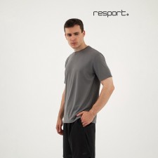 Male T -shirt, basic, size XL (52), gray color