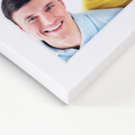Photo frame plastic in 8 photos 10x10, 10x15 cm "I love you" white 44x49 cm-1