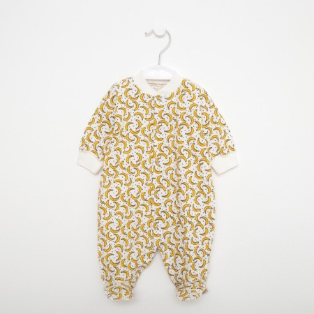 Combineson children, white color/bananas, height 80 cm