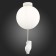 Suspension EVOLUCE. Sle115412-01. Modena. 1x60 W, E27, 25x25x51.2 cm, white color