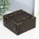 Casket wood chest "Mira" with rivets, brown 15x15x7.5 cm