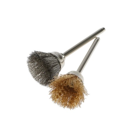 A set of metal brushes for a tundra engraver, a shank 3 mm, 44 pcs.-3