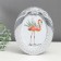 Photo frame plastic 15x20 cm "Oval with silver roses" gray 23x18x1.5 cm