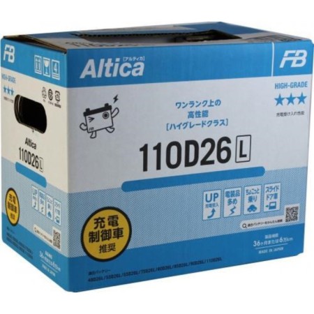 Battery FB Altica High-Grade 80 Ah 110D26L, reverse polarity