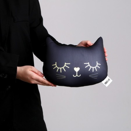 Antistress Pillow "Kitik", black-5