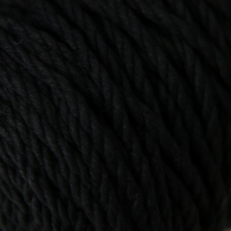 Knitting cord 80% cotton, 20% polyester twisted 3 mm, 185g/45m, 11-black-2