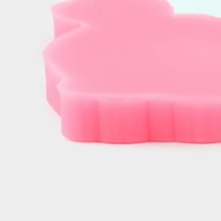 Mold "Dinosaur", silicone, 8 × 8 × 12 cm, pink color-4