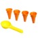 Sanding set "ice cream", molds with a scoop, 5 items