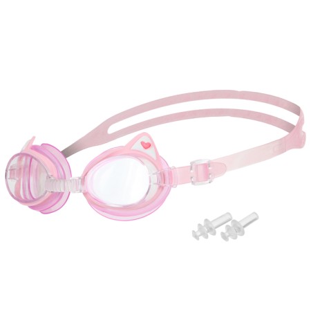 Glasses for swimming children's “on the wave” “kitty”, beryushi, pink color