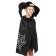 Children's carnival costume "Spider", hat, raincoat, height 122-134 cm