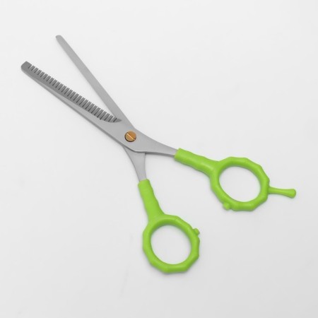 Filtering scissors with emphasis, blade 7 cm, light/silver color-1