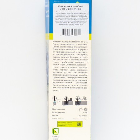 Edible honeysuckle (Northern Garden series) "Strezhevchanka", 1 pc, tube, spring 2024-1