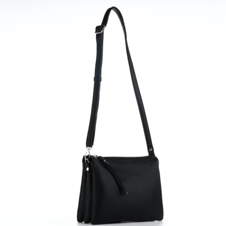 Female bag on a valve, black color-1