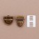 Bag -3 × 2 cm fastener, bronze color